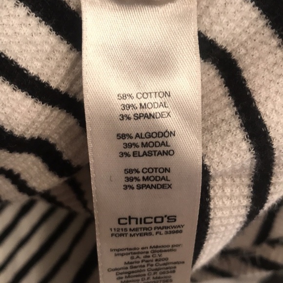 Zenergy by Chico’s brand size 2 pullover tunic top - Picture 4 of 5